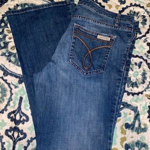 Calvin Klein Boot Cut Jeans Size 14